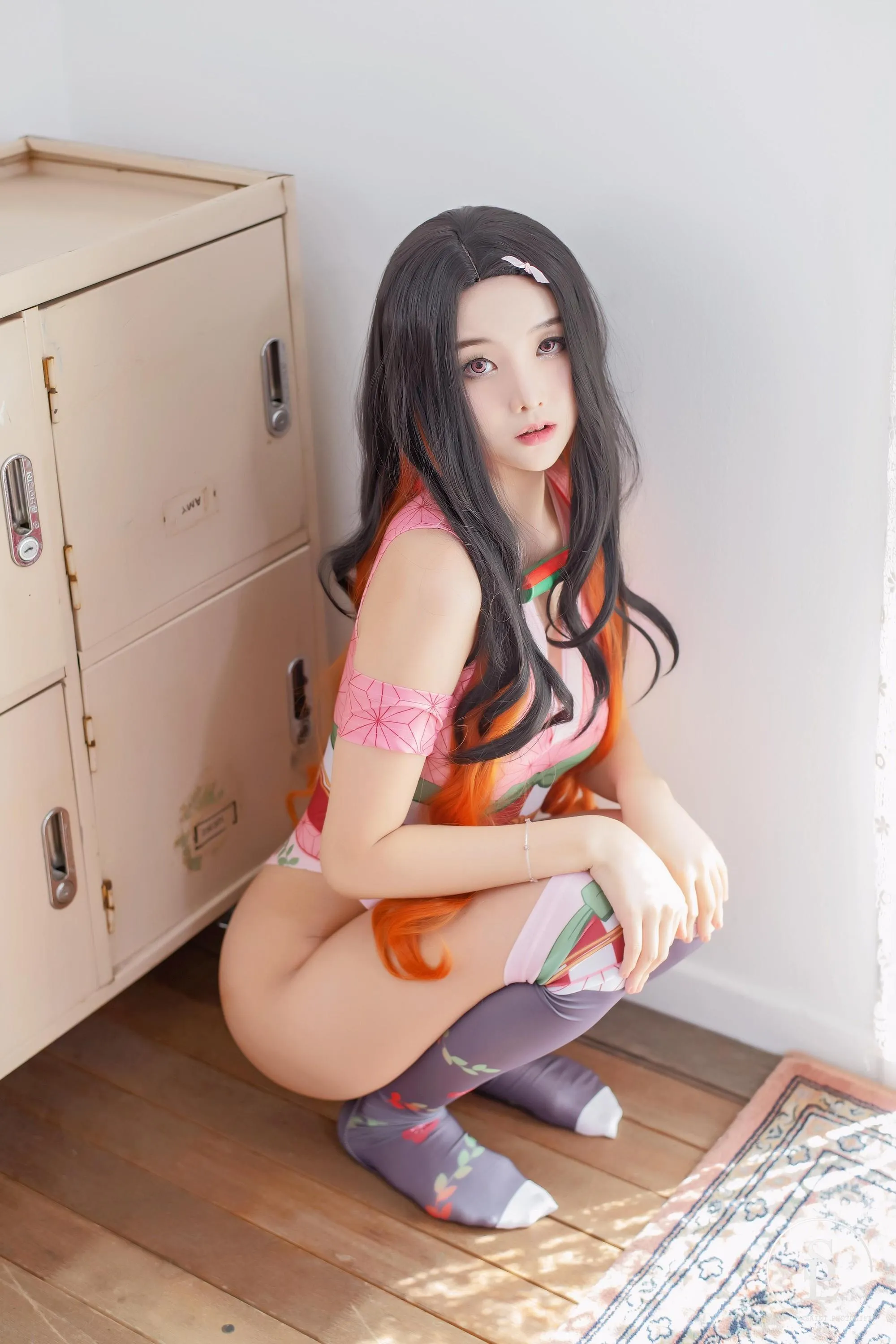 NO.008 SAINT Photolife – Yuna 유나 – Nezuko x Shinobu [34P]插图8
